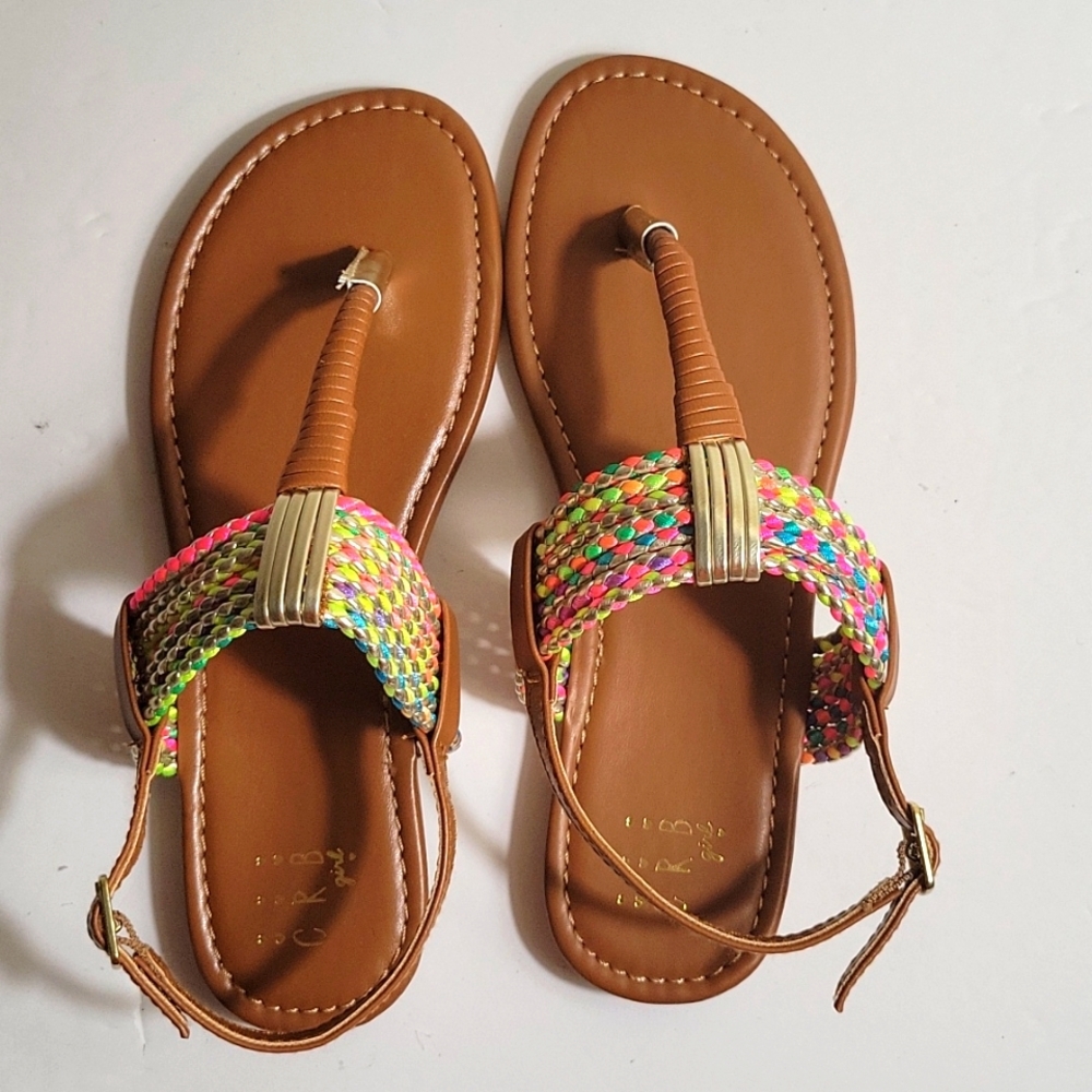 C R B Girl Sandals Size 3